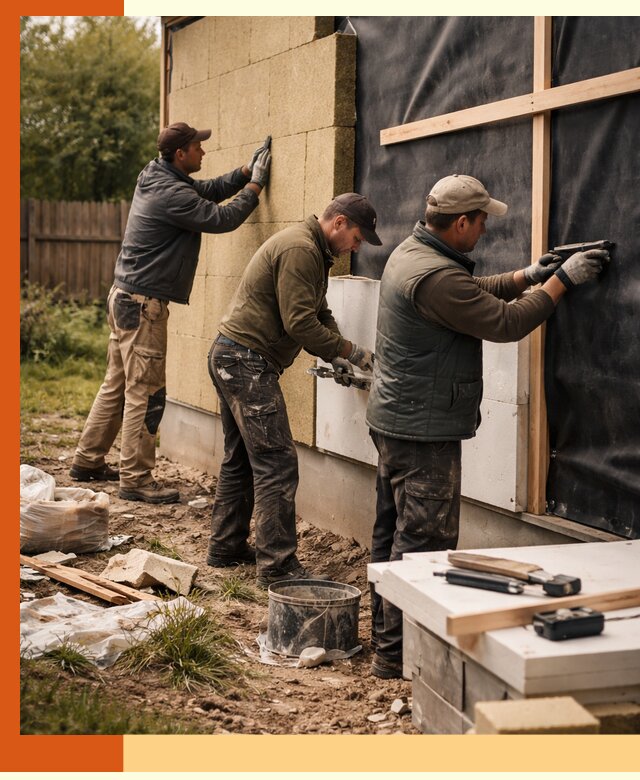 Утепление дачного дома под ключ в Ачинске