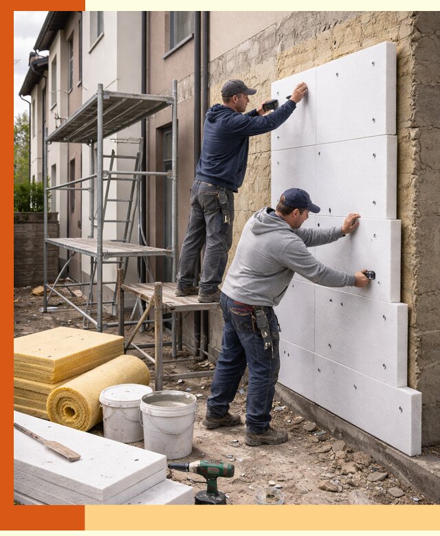 Утепление таунхауса с гарантией комфорта в Ачинске