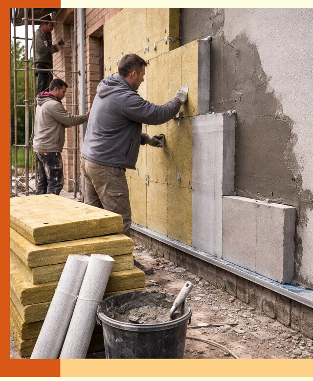 Утепление кирпичного дома под ключ в Ачинске