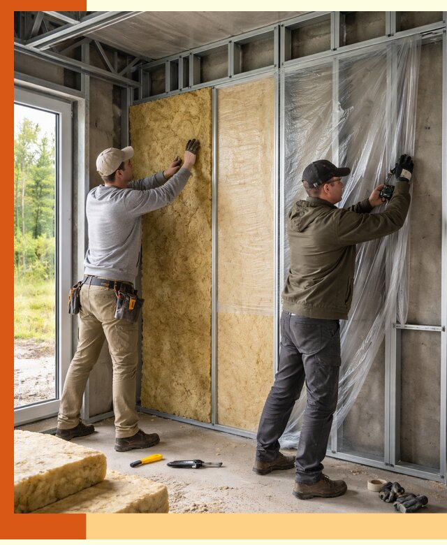 Утепление дома из ЛСТК в Ачинске с гарантией качества и эффективности