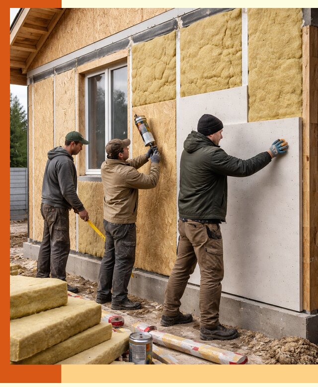 Профессиональное утепление дома из SIP-панелей в Ачинске