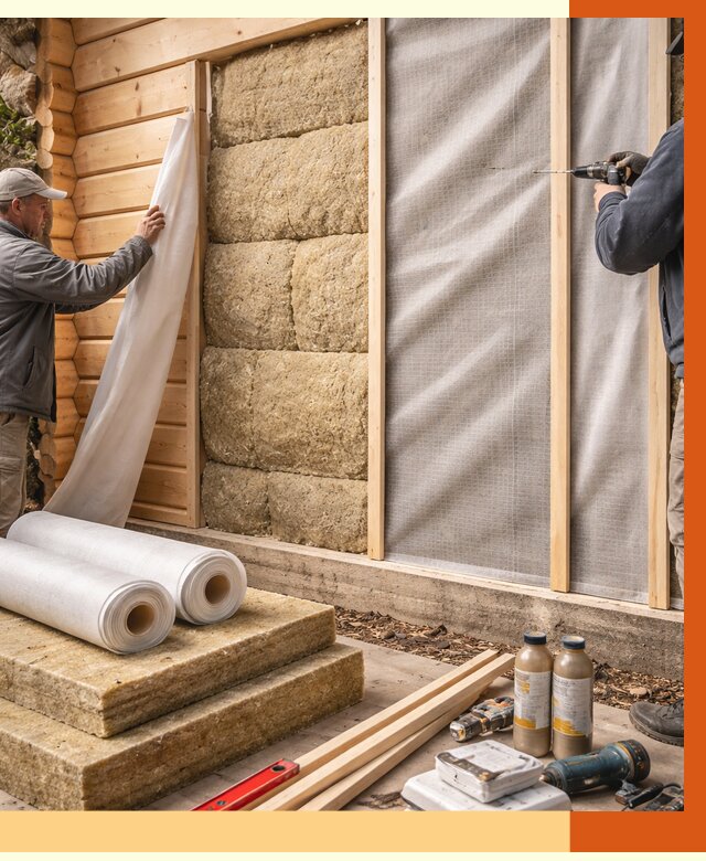 Утепление дома из минибруса в Ачинске от 4559 руб/м2 — заказать профессионально | ТепломастерЧнс