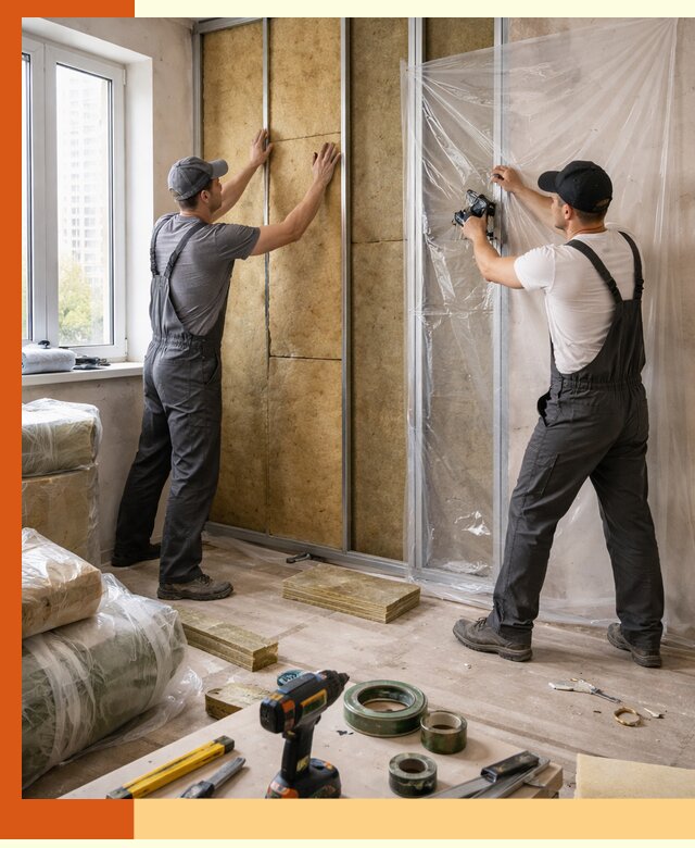 Утепление квартиры изнутри профессионально в Ачинске