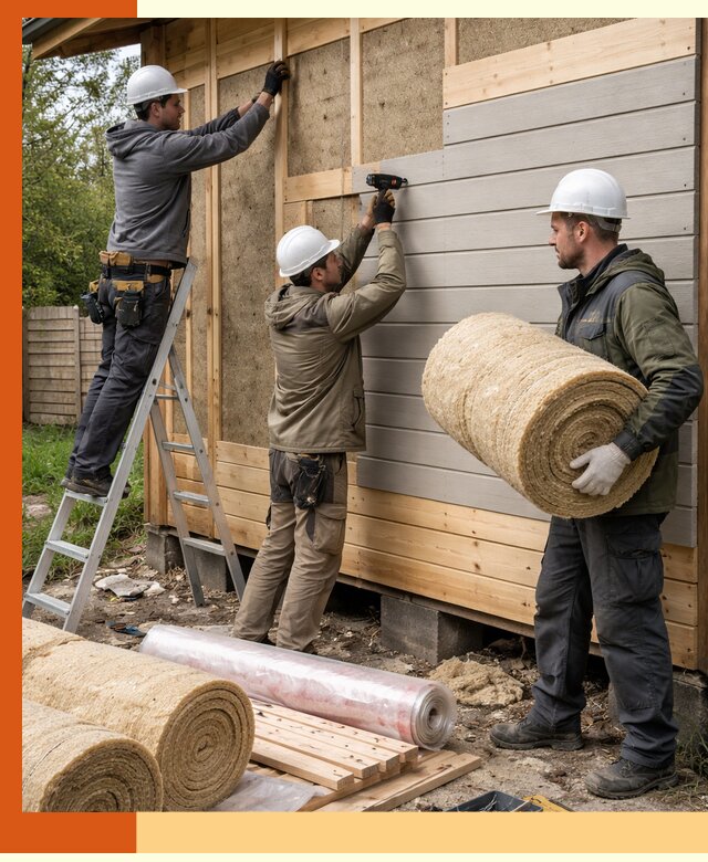 Утепление бани снаружи в Ачинске профессионально и надежно