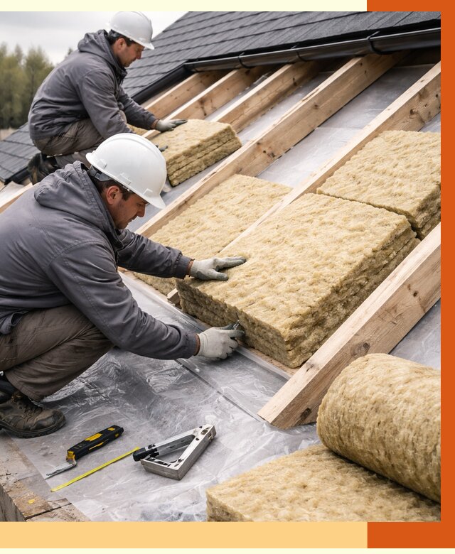 Утепление крыши в Ачинске от 1874 руб./м2 — комплексное утепление кровли | ТепломастерЧнс