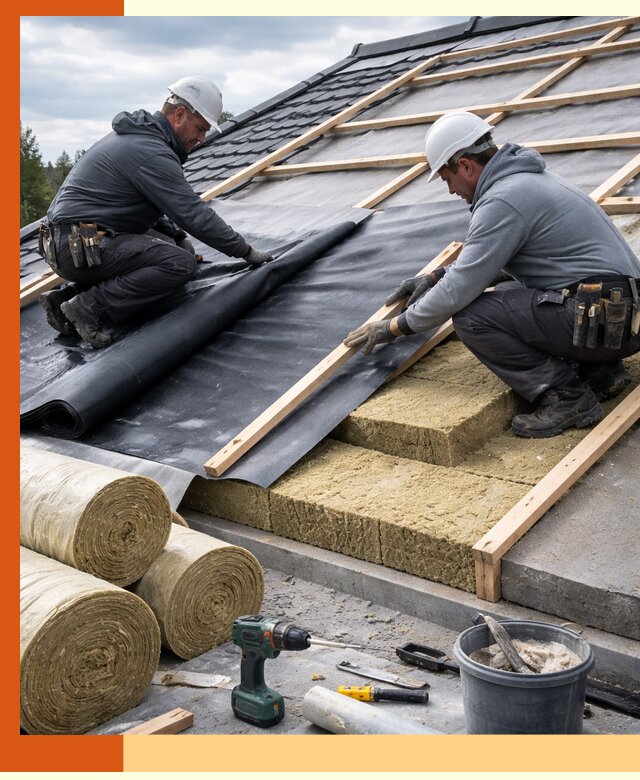 Утепление крыши снаружи в Ачинске: профессиональная теплоизоляция