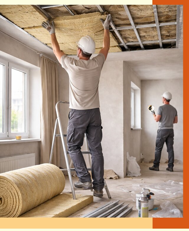 Утепление потолка в частном доме в Ачинске от 962 руб./м² — работы под ключ | ТепломастерЧнс