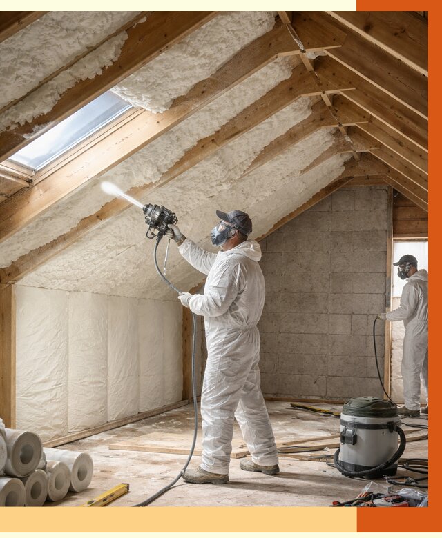 Утепление мансарды ППУ в Ачинске от 2786 руб./м² — заказать под ключ | ТепломастерЧнс