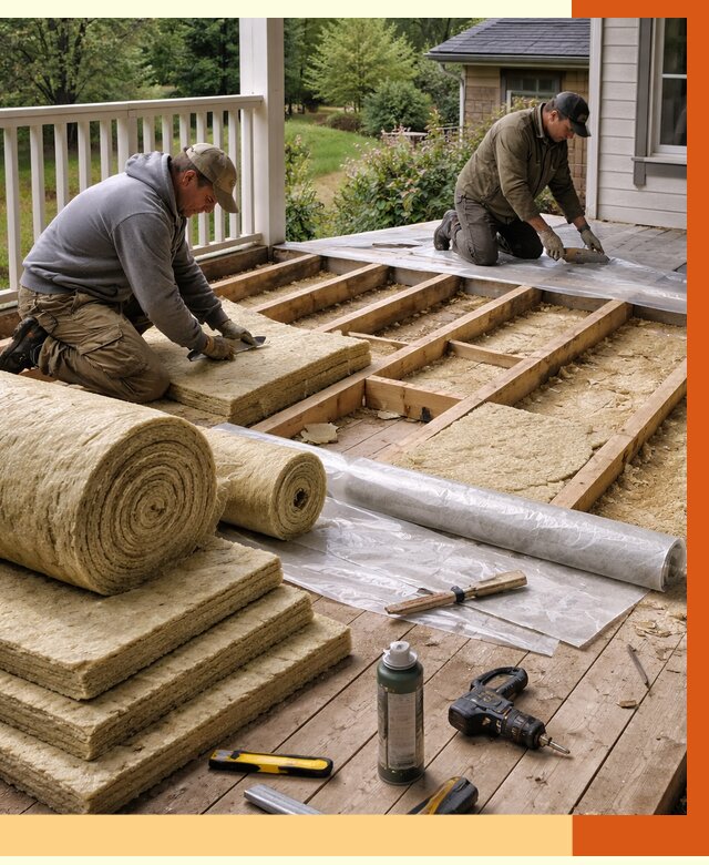 Утепление террасы в Ачинске от 4255 руб./м2 — утеплить террасу под ключ | ТепломастерЧнс