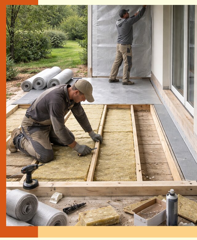 Утепление террасы в Ачинске — тепло и защита круглогодично