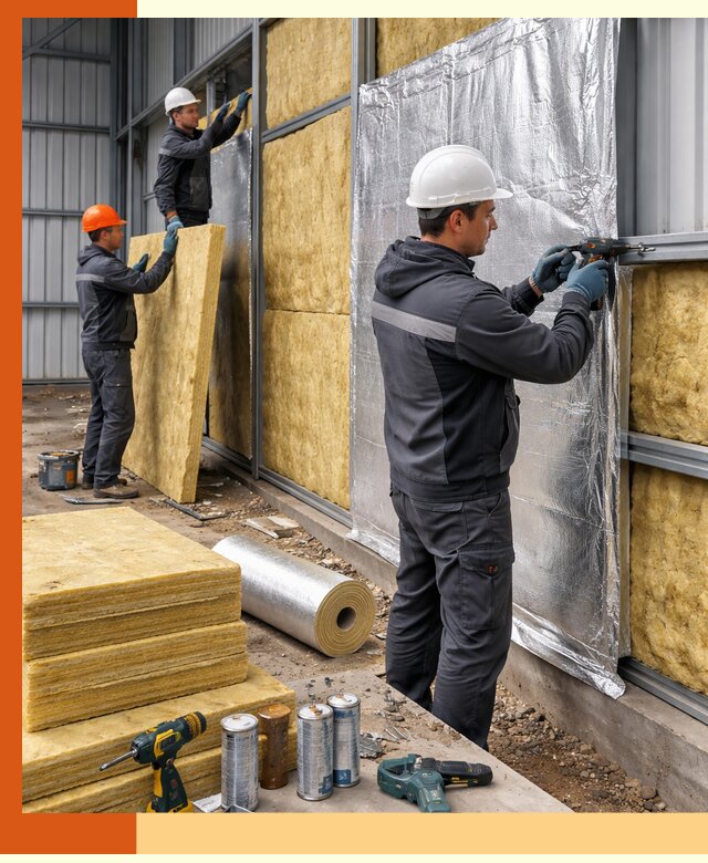 Утепление металлического ангара профессионально в Ачинске