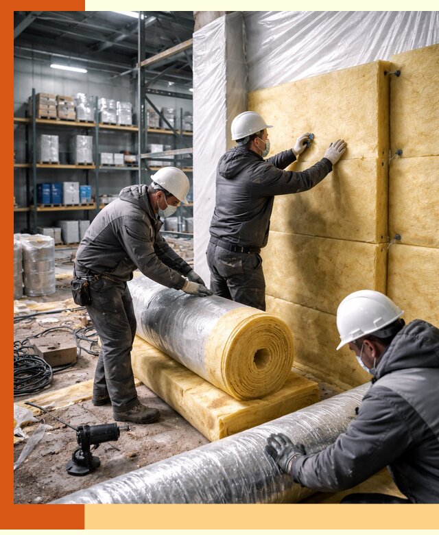 Утепление склада химсырья в Ачинске: безопасная и эффективная изоляция