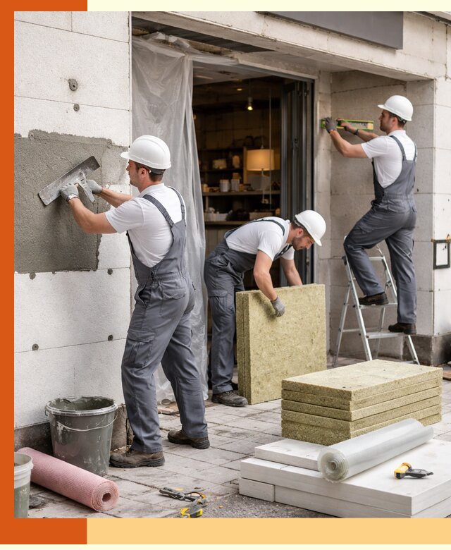 Утепление кафе в Ачинске: профессиональная теплоизоляция и монтаж