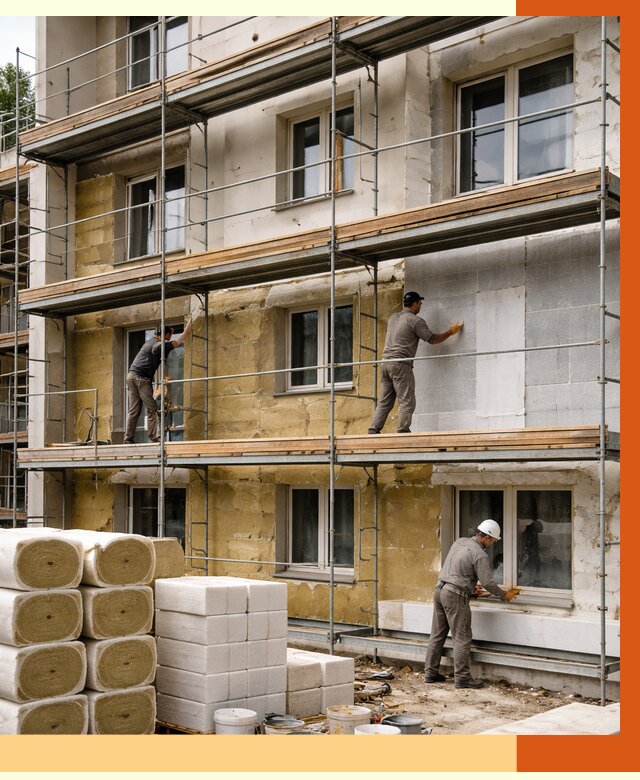 Утепление гостиницы в Ачинске от 7294 руб./м2 — комплексно, ППУ, под ключ | ТепломастерЧнс