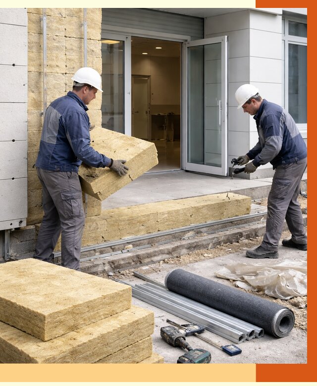 Утепление медицинского центра в Ачинске под ключ от 12663 руб./м² | ТепломастерЧнс