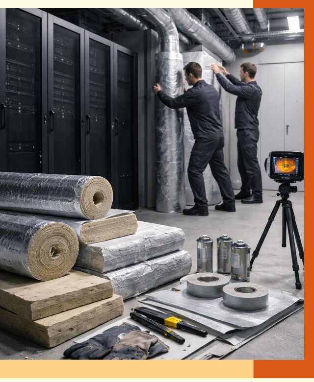 Утепление серверной в Ачинске от 8611 руб./м² — комплексно под ключ | ТепломастерЧнс