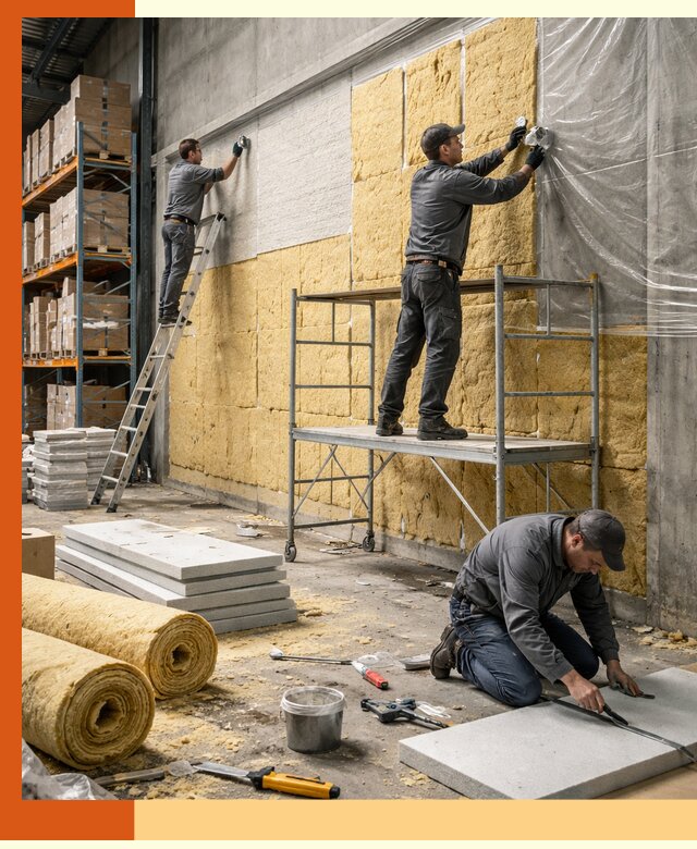 Утепление холодного склада под ключ в Ачинске