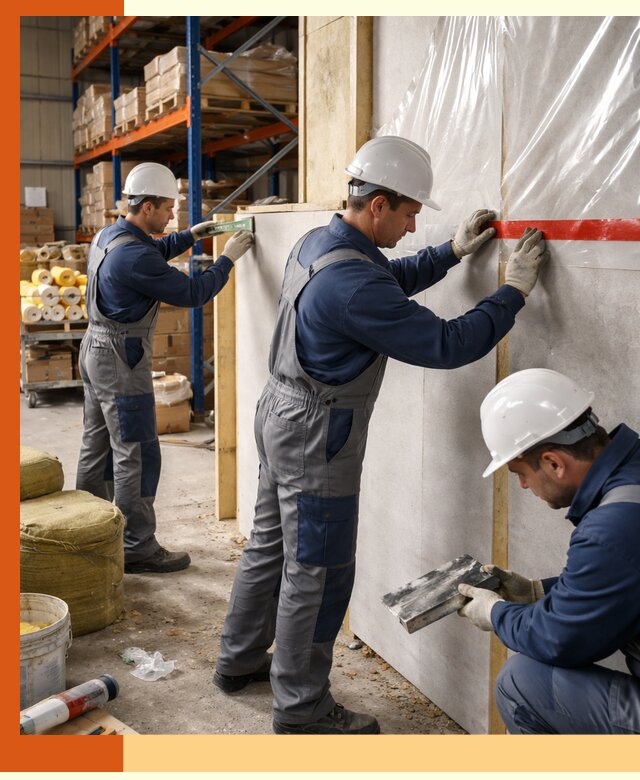 Утепление теплого склада под ключ в Ачинске