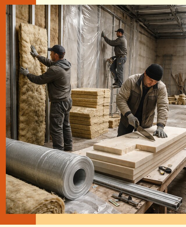 Утепление торгового склада в Ачинске с энергоэффективными решениями