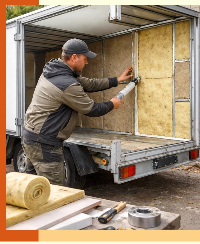 Профессиональное утепление прицепа в Ачинске для любых условий