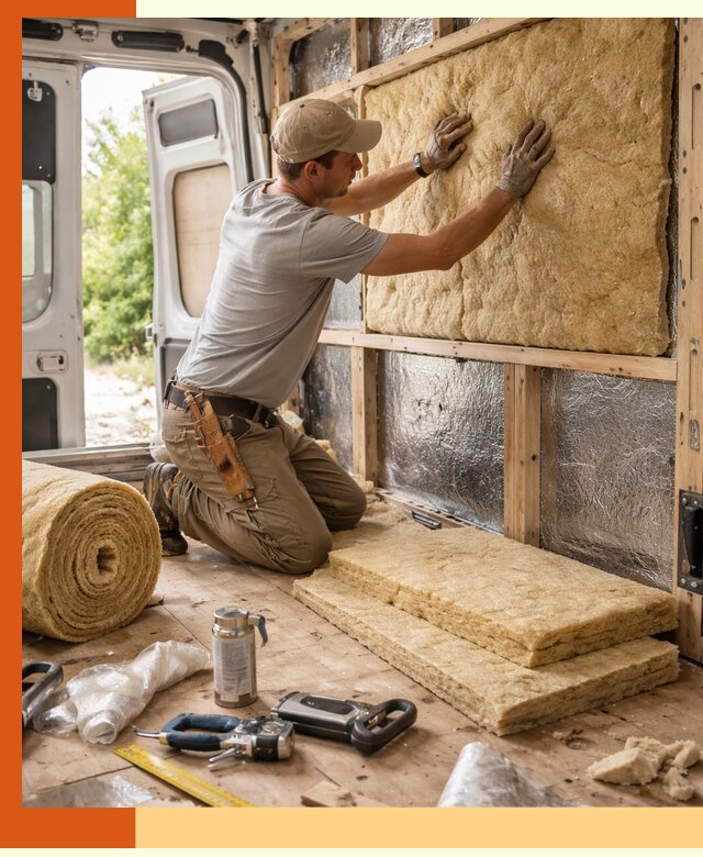 Утепление кемпера под ключ в Ачинске с гарантией качества