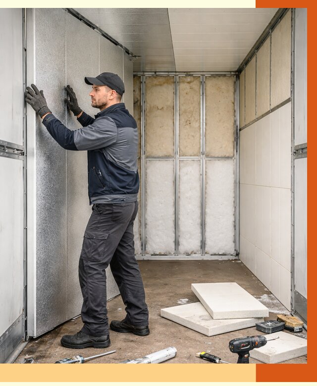 Утепление холодильного кузова в Ачинске от 13676 руб. под ключ | ТепломастерЧнс