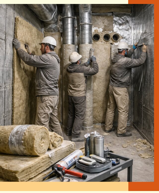 Утепление венткамеры в Ачинске под ключ от 1469 руб. — профессионально | ТепломастерЧнс