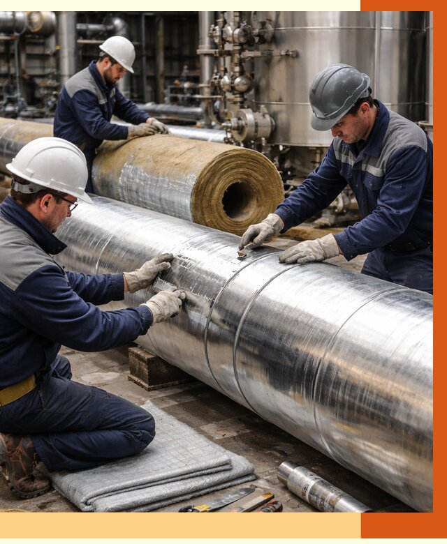 Утепление технологического оборудования в Ачинске от 4255 руб. за м2 | ТепломастерЧнс