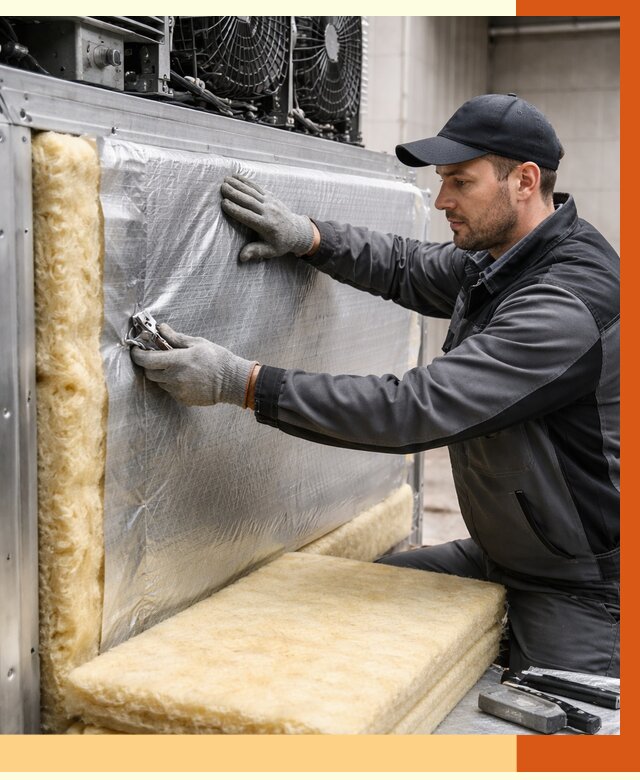 Утепление холодильного агрегата в Ачинске от 8611 руб. под ключ | ТепломастерЧнс