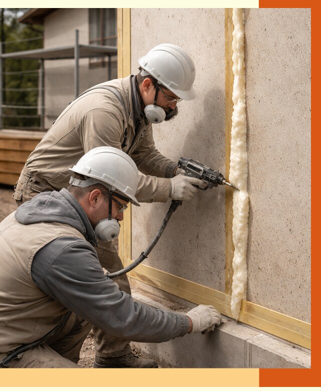 Утепление сип панелей ППУ в Ачинске от 4862 руб. под ключ | ТепломастерЧнс