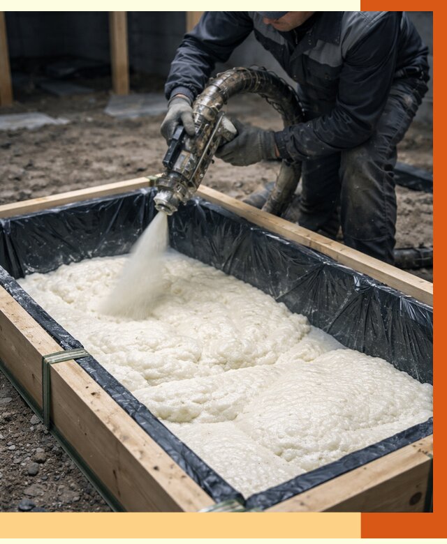 Заливка ППУ в формы в Ачинске от 2533 руб. — утепление форм под ключ | ТепломастерЧнс