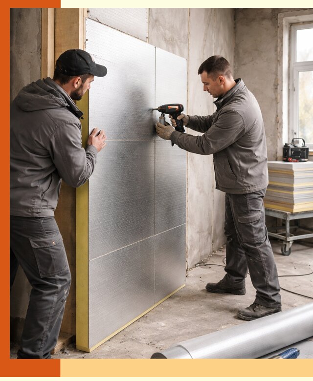 Утепление PIR панелями домов и зданий в Ачинске