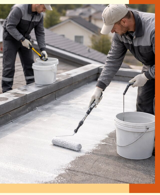 Утепление кровли жидкой теплоизоляцией в Ачинске от 2178 руб./м2 | ТепломастерЧнс