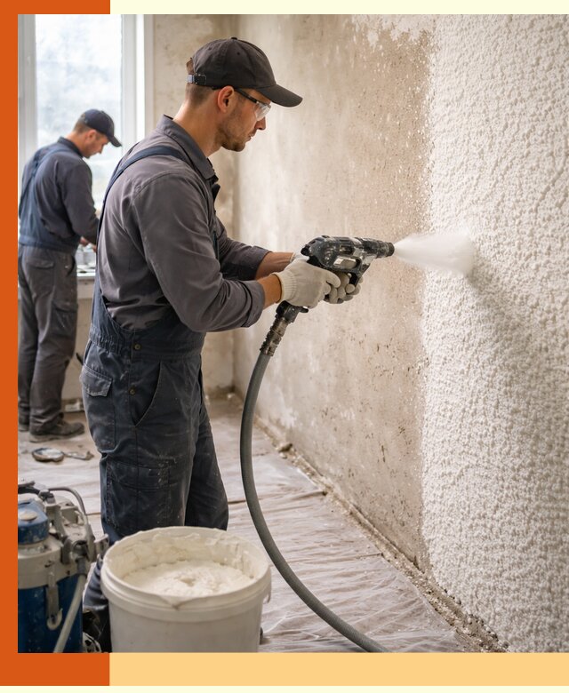 Утепление стен жидкой теплоизоляцией в Ачинске для квартир и домов