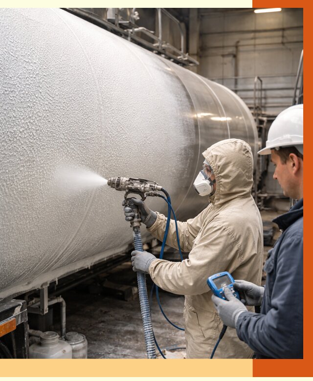 Утепление автоцистерны жидкой теплоизоляцией в Ачинске от 14689 руб. под ключ | ТепломастерЧнс