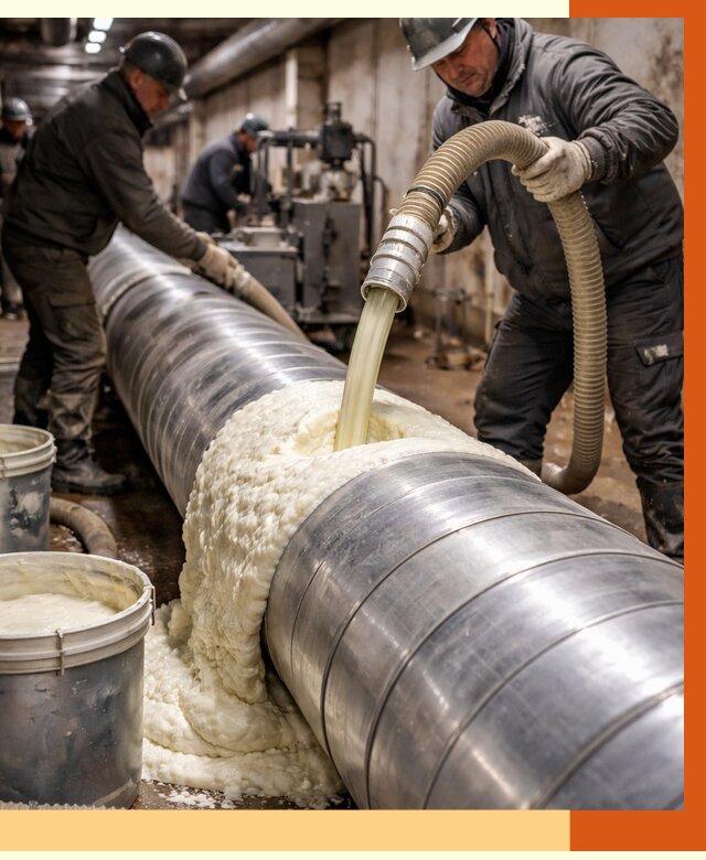 Утепление теплотрассы жидкой теплоизоляцией в Ачинске от 4255 руб. | ТепломастерЧнс