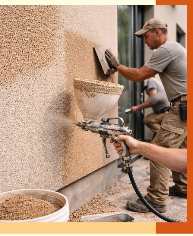 Утепление фасада жидкой пробкой в Ачинске от 4862 руб./м² под ключ | ТепломастерЧнс