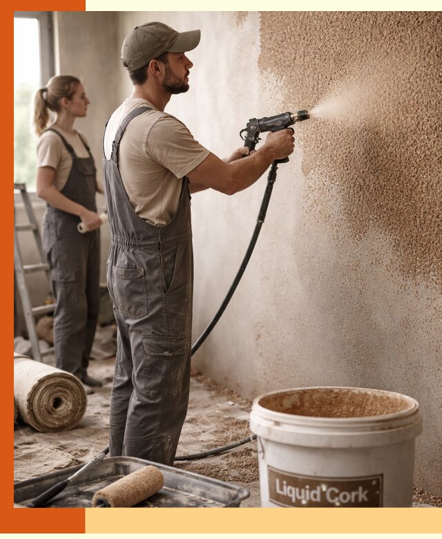 Утепление стен жидкой пробкой в Ачинске эффективное и долговечное