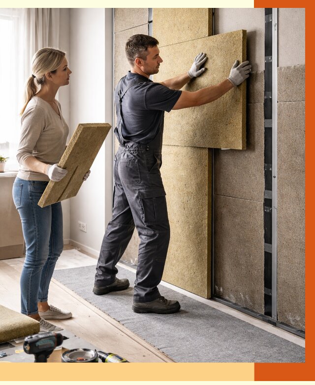 Профессиональная шумоизоляция квартиры в Ачинске от 7598 руб. за м2 | ТепломастерЧнс