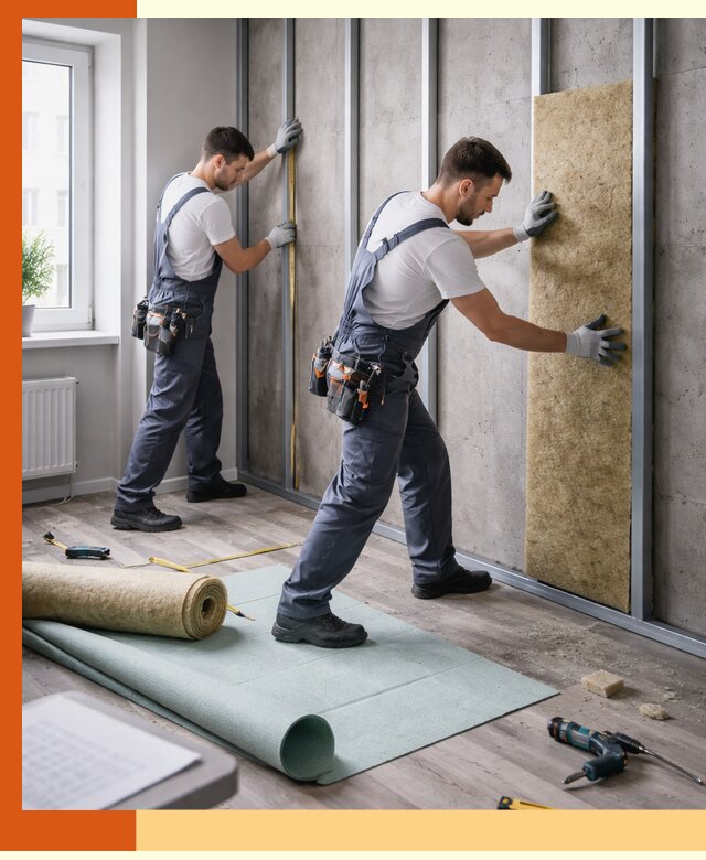 Шумоизоляция квартиры под ключ в Ачинске — профессионально и гарантированно