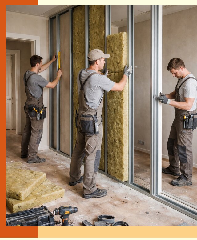 Шумоизоляция межкомнатных перегородок в Ачинске эффективно и надёжно