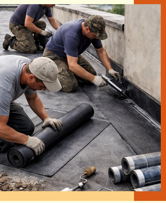 Гидроизоляция кровли в Ачинске от 4559 руб. — профессиональная гидроизоляция крыши | ТепломастерЧнс