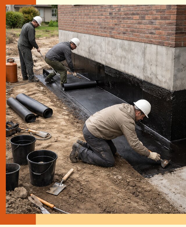 Гидроизоляция фундамента в Ачинске: надежная защита строений