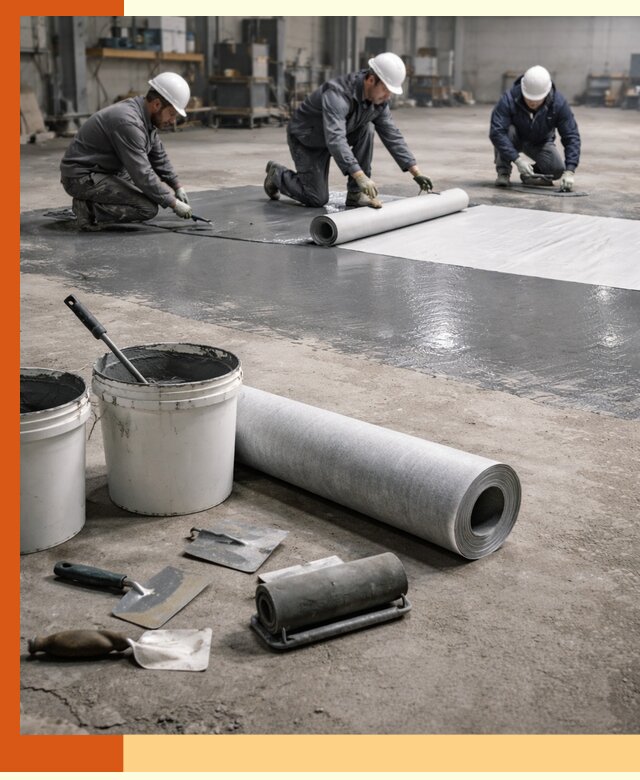 Гидроизоляция промышленного пола в Ачинске — защита и долговечность