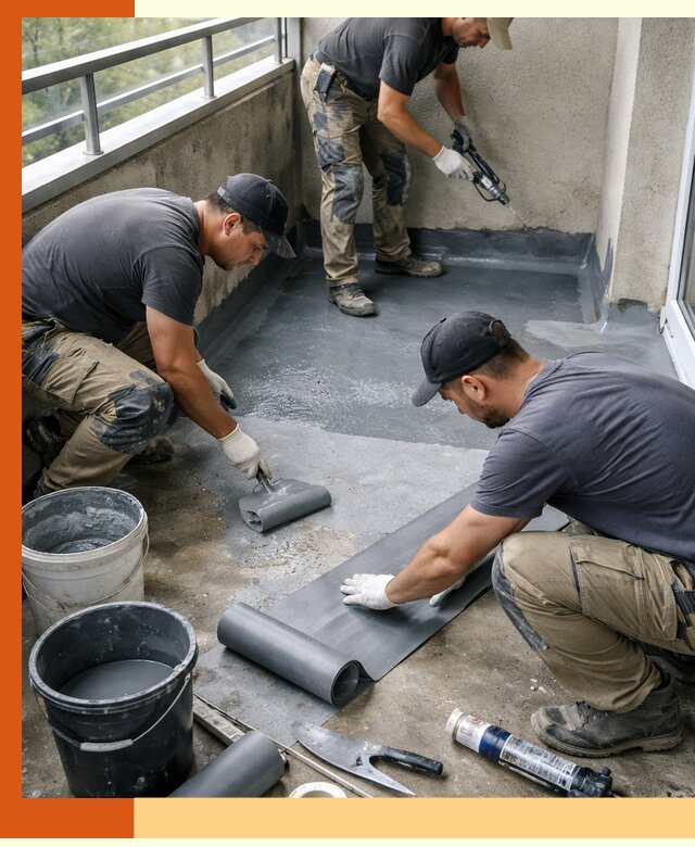 Гидроизоляция балкона в Ачинске: надежная защита от протечек