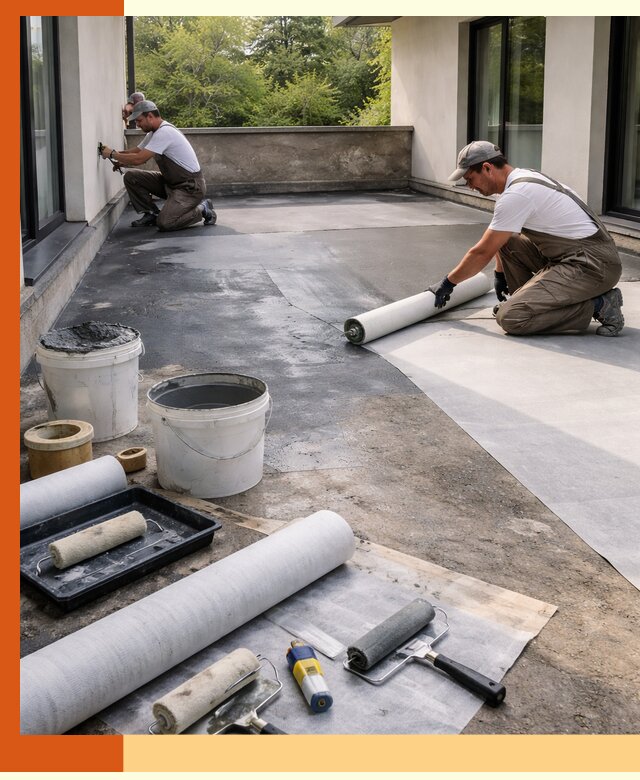 Гидроизоляция террасы в Ачинске — надежная защита от влаги и протечек