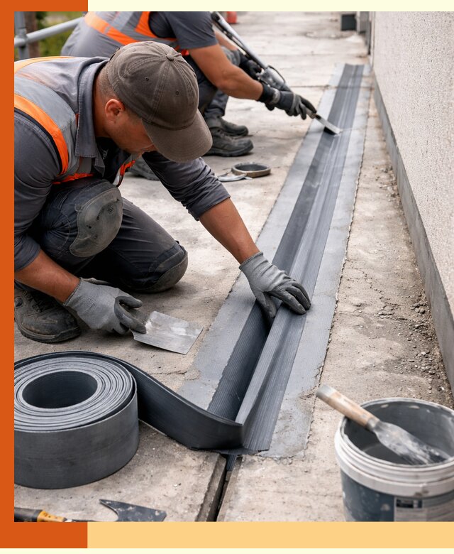 Гидроизоляция деформационного шва в Ачинске профессионально и надежно