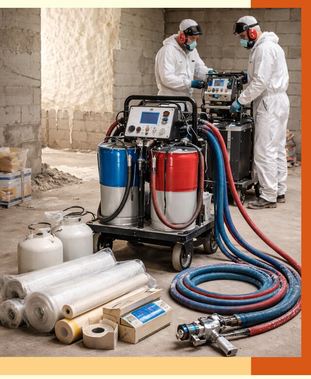 Аренда установки для напыления ППУ в Ачинске от 35455 руб. | ТепломастерЧнс